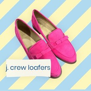 J. Crew Vibrant Pink Flats